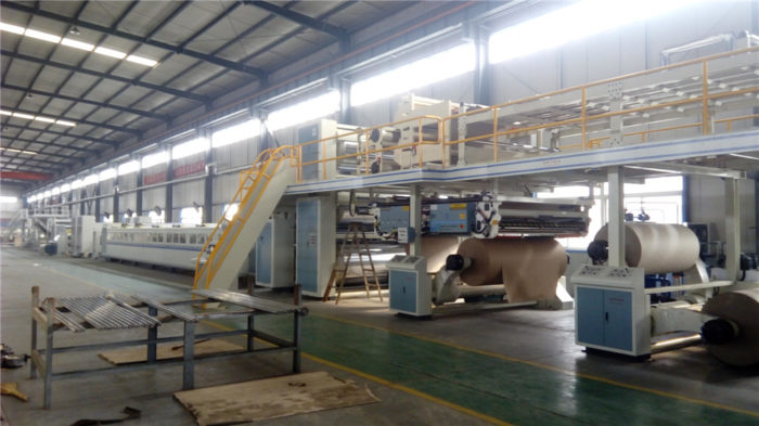 Corrugated Cardboard/Paperboard Production Line-WJ150-1400-Ⅲ 7 Ply
